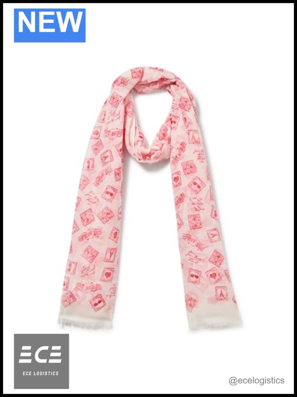 Lightweight Polyester Pashmina Wrap Scarf with Fringe